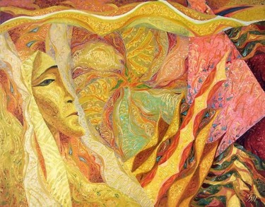 Conversation Painting titled "Conversation" by Biser Panayotov, Original Artwork, Oil