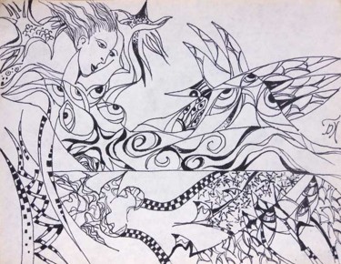 Drawing titled "drawing 6212" by Biser Panayotov, Original Artwork, Other