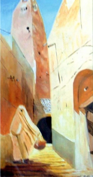 Peinture intitulée "ghardia" par Rabia Ouzäa, Œuvre d'art originale