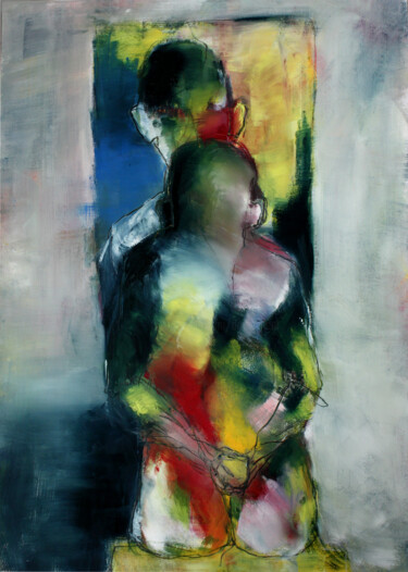 Peinture intitulée "SE PERDRE - 3" par Dov Melloul, Œuvre d'art originale, Huile