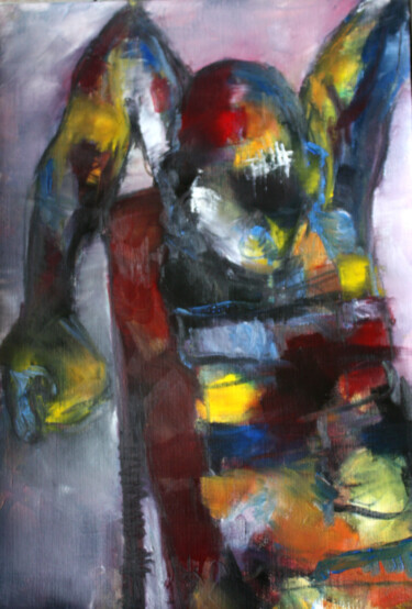 Malerei mit dem Titel "ETUDE & 1" von Dov Melloul, Original-Kunstwerk, Öl