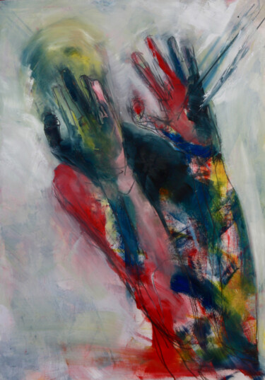 Malerei mit dem Titel "ETUDE & 11" von Dov Melloul, Original-Kunstwerk, Öl