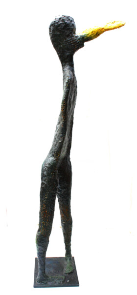 Sculpture titled "LE 5 EME JOUR - pro…" by Dov Melloul, Original Artwork, Wire
