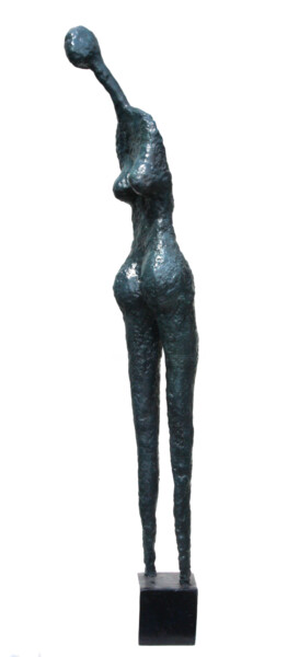 Sculpture titled "ODE A LA FÉMINITÉ -…" by Dov Melloul, Original Artwork, Wire