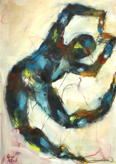 Peinture intitulée "1 FILAHOM" par Dov Melloul, Œuvre d'art originale