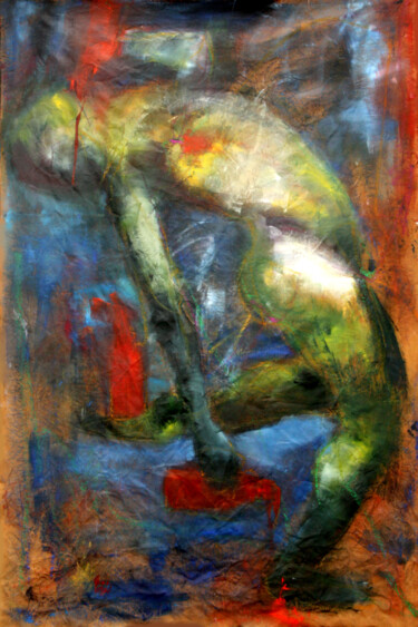 Peinture intitulée "EMPRISE" par Dov Melloul, Œuvre d'art originale, Huile