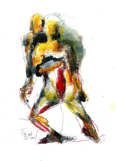 Drawing titled "21 MARS 2015 " UN P…" by Dov Melloul, Original Artwork, Other