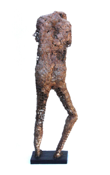 Sculpture intitulée "NOUVEAU MONDE -dos" par Dov Melloul, Œuvre d'art originale, Autre