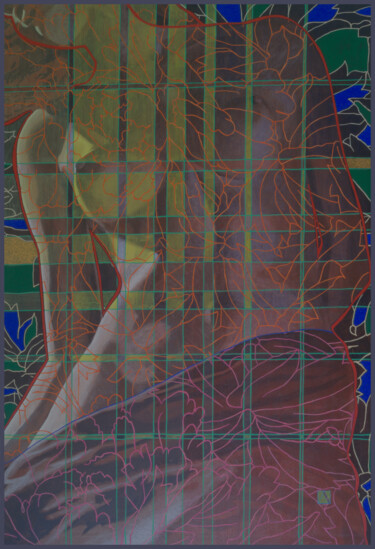 Peinture intitulée "Kaléidoscope" par Iurko Dovgaliuk, Œuvre d'art originale, Acrylique
