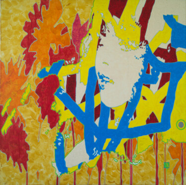 Картина под названием "La chaleur te peint" - Юрко Довгалюк, Подлинное произведение искусства, Акрил