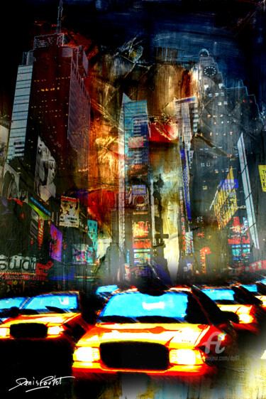 Photography titled "NYC" by Denis Poutet, Original Artwork, Digital Photography Mounted on artwork_cat.