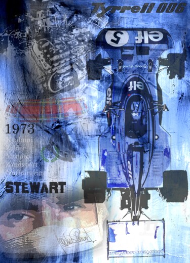 Arte digital titulada "STEWART 73" por Denis Poutet, Obra de arte original, Fotografía digital Montado en Plexiglás