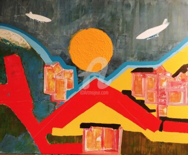 Peinture intitulée "sun-power.jpg" par Jean Duchemin, Œuvre d'art originale, Acrylique