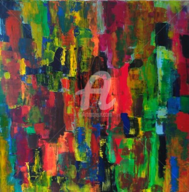 Peinture intitulée "Evasion des couleurs" par Jean Duchemin, Œuvre d'art originale, Acrylique