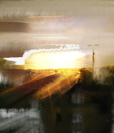 Digital Arts titled "Sol Nascente" by Dpaulinos, Original Artwork, Digital Painting