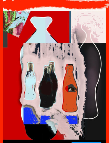 PopBootle series Digitale Künste mit dem Titel "PopBootle series" von Dpaulinos Silva, Original-Kunstwerk, Digitale Malerei
