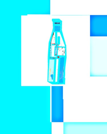 PopBootle series4 Digitale Künste mit dem Titel "PopBootle series4" von Dpaulinos Silva, Original-Kunstwerk, Digitale Malerei