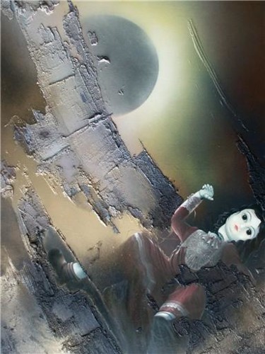Pittura intitolato "Envol" da Daniel Peron, Opera d'arte originale, Olio