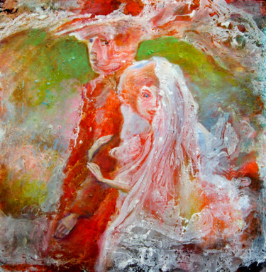 Peinture intitulée "The wedding walk" par Valdemart, Œuvre d'art originale, Huile