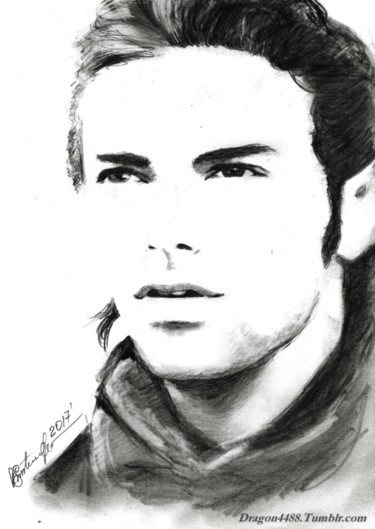 Drawing titled "mitchell-by-dragon4…" by Anastasia Malashenko, Original Artwork, Pencil