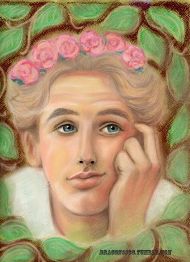 Рисунок под названием "Portrait of a boy.…" - Anastasia Malashenko, Подлинное произведение искусства, Пастель