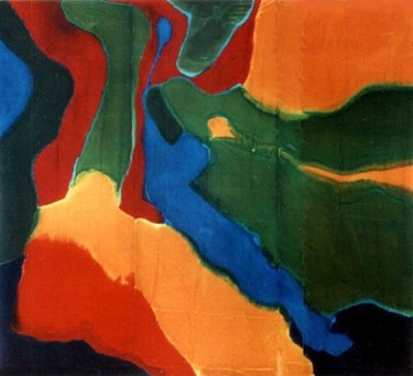 Картина под названием "Puzzle" - Iwona Zawadzka, Подлинное произведение искусства, Масло