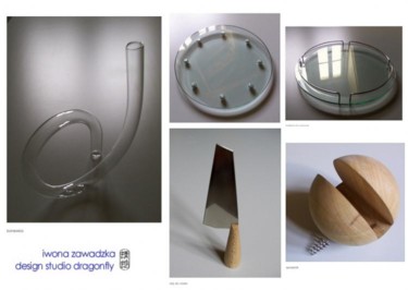 Художественная композиция под названием "Industrial design" - Iwona Zawadzka, Подлинное произведение искусства, Объекты