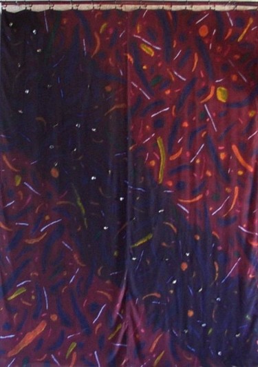 Картина под названием "Milkyway" - Iwona Zawadzka, Подлинное произведение искусства, Масло