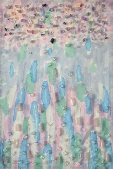 Peinture intitulée "Ice" par Iwona Zawadzka, Œuvre d'art originale