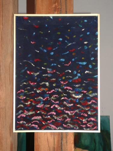Peinture intitulée "Marine Impression" par Iwona Zawadzka, Œuvre d'art originale, Huile