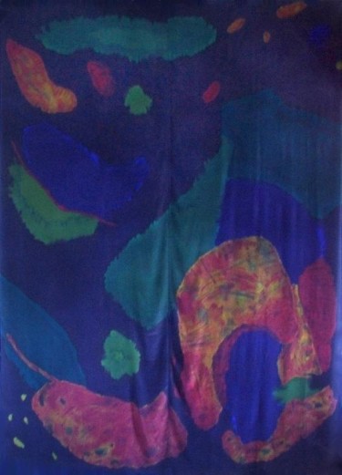 Картина под названием "Blue dream" - Iwona Zawadzka, Подлинное произведение искусства, Масло