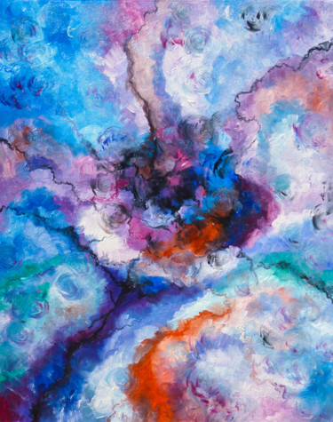 Peinture intitulée "VORTEX" par Dragos Bagia, Œuvre d'art originale, Huile