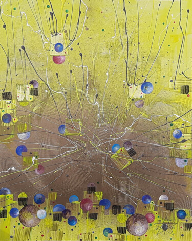 NANDINI Painting titled "NANDINI" by Dragos Bagia, Original Artwork, Oil