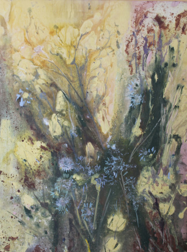Картина под названием "Осенний букет" - Ирина Драгункина, Подлинное произведение искусства, Масло