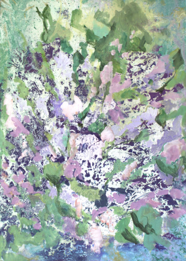 Картина под названием "Сирень" - Ирина Драгункина, Подлинное произведение искусства, Масло