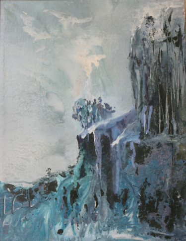 Картина под названием "Перед бурей" - Ирина Драгункина, Подлинное произведение искусства, Масло