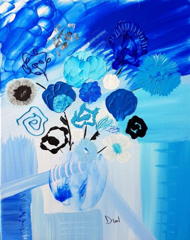 Bouquet47 Peinture intitulée "Bouquet47" par Dral Art, Œuvre d'art originale, Acrylique Monté sur Châssis en bois