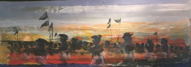 Pittura intitolato "Glastonbury Memories" da Simon Farnell, Opera d'arte originale, Acrilico