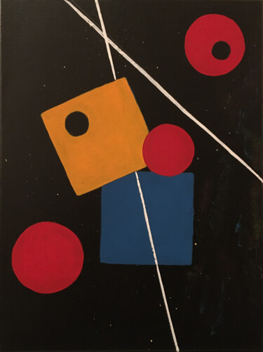 Peinture intitulée "Primary Universe" par Simon Farnell, Œuvre d'art originale, Acrylique
