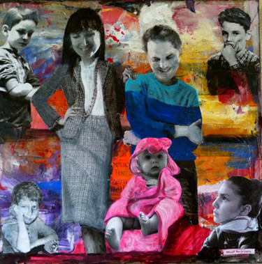 Collages titled "On ne peut pas vous…" by Marie-Laure Drillet, Original Artwork