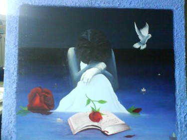 Painting titled "histoire d'une vie" by Drindrine, Original Artwork