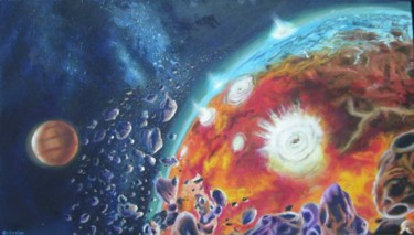 Pintura titulada "Apocalipsis" por Mario José Dröszler, Obra de arte original