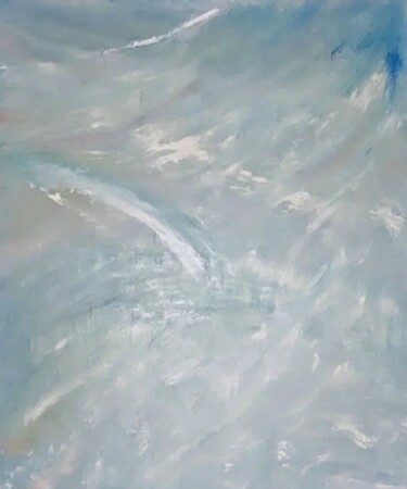 Pintura titulada "Le ciel de Vénus" por Ds 26, Obra de arte original, Oleo Montado en Bastidor de camilla de madera