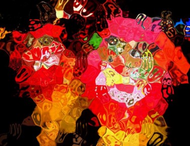 数字艺术 标题为“狮舞 Lion Dance” 由Dongsheng Guan, 原创艺术品