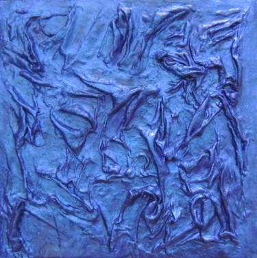 Peinture intitulée "Saphir 3" par Ds Abstract Art Paintings, Œuvre d'art originale, Acrylique
