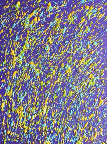 Peinture intitulée "Milky Way" par Ds Abstract Art Paintings, Œuvre d'art originale, Acrylique