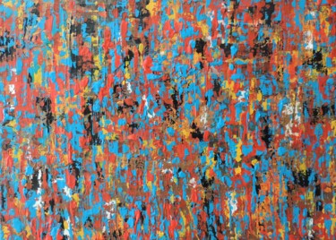 Peinture intitulée "Défragmentation" par Ds Abstract Art Paintings, Œuvre d'art originale, Acrylique