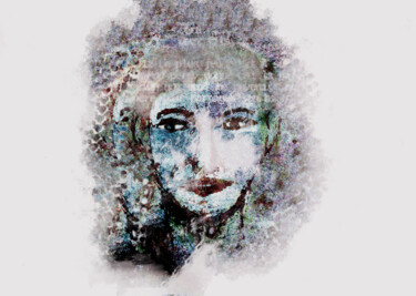 Digitale Kunst mit dem Titel "Femme adultère ?" von Dominique Nugues, Original-Kunstwerk, Digitale Malerei