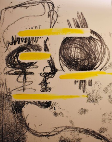 Отпечатки и Гравюры под названием "Face 2" - Du-Du Shahane Shahbazyna, Подлинное произведение искусства, Монотип