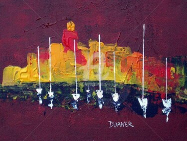 Peinture intitulée "SAINT TROPEZ 2" par Duaner, Œuvre d'art originale